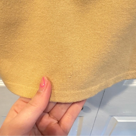 Vintage Tan Hampshire Studio Shirt and Cardigan Set - Size Medium - Picture 6 of 15